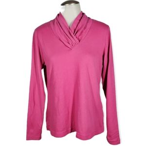 LANDS END Turtleneck Lightweight Long Sleeve Size Medium